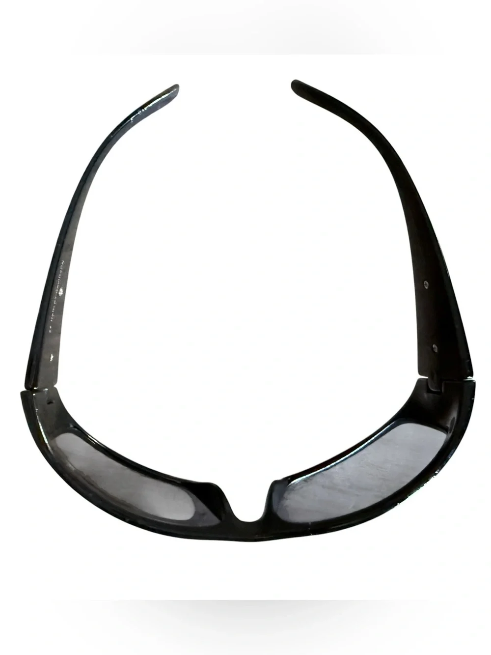 Harley-Davidson HDS 579 Black Flame Wrap Sunglasses Shield Style 90s Bikercore